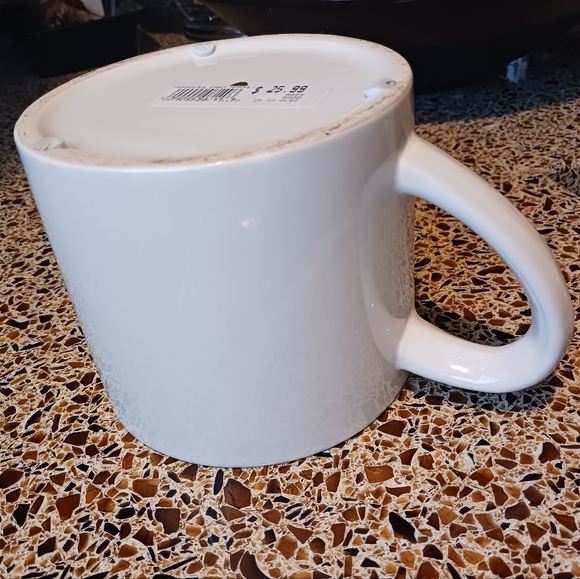 White/Gold Love mug EUC - Picture 4 of 13